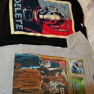 Lot of 2 Doctor Who T-Shirts